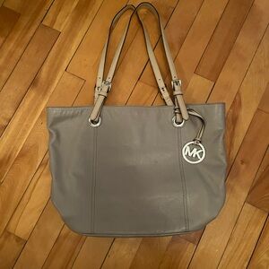 Michael Kors Taupe Leather Tote